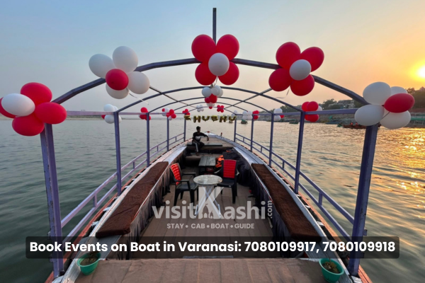 Sunset event boat – Varanasi boat event