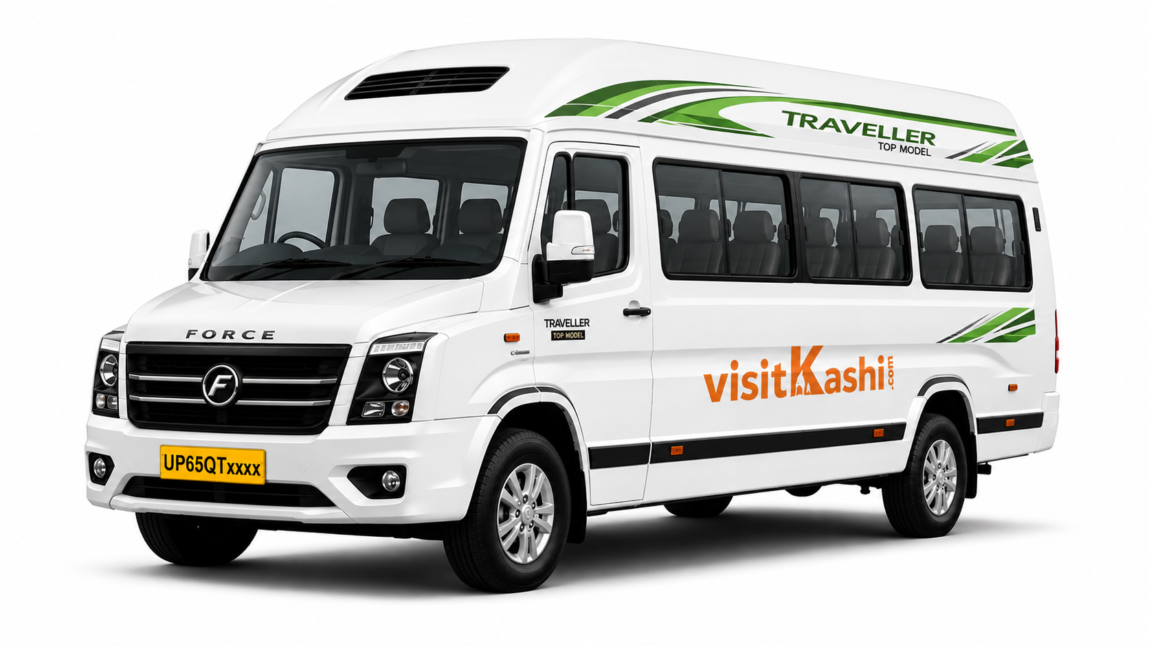17 Seater  Tempo Traveller for Varanasi local Sightseeing