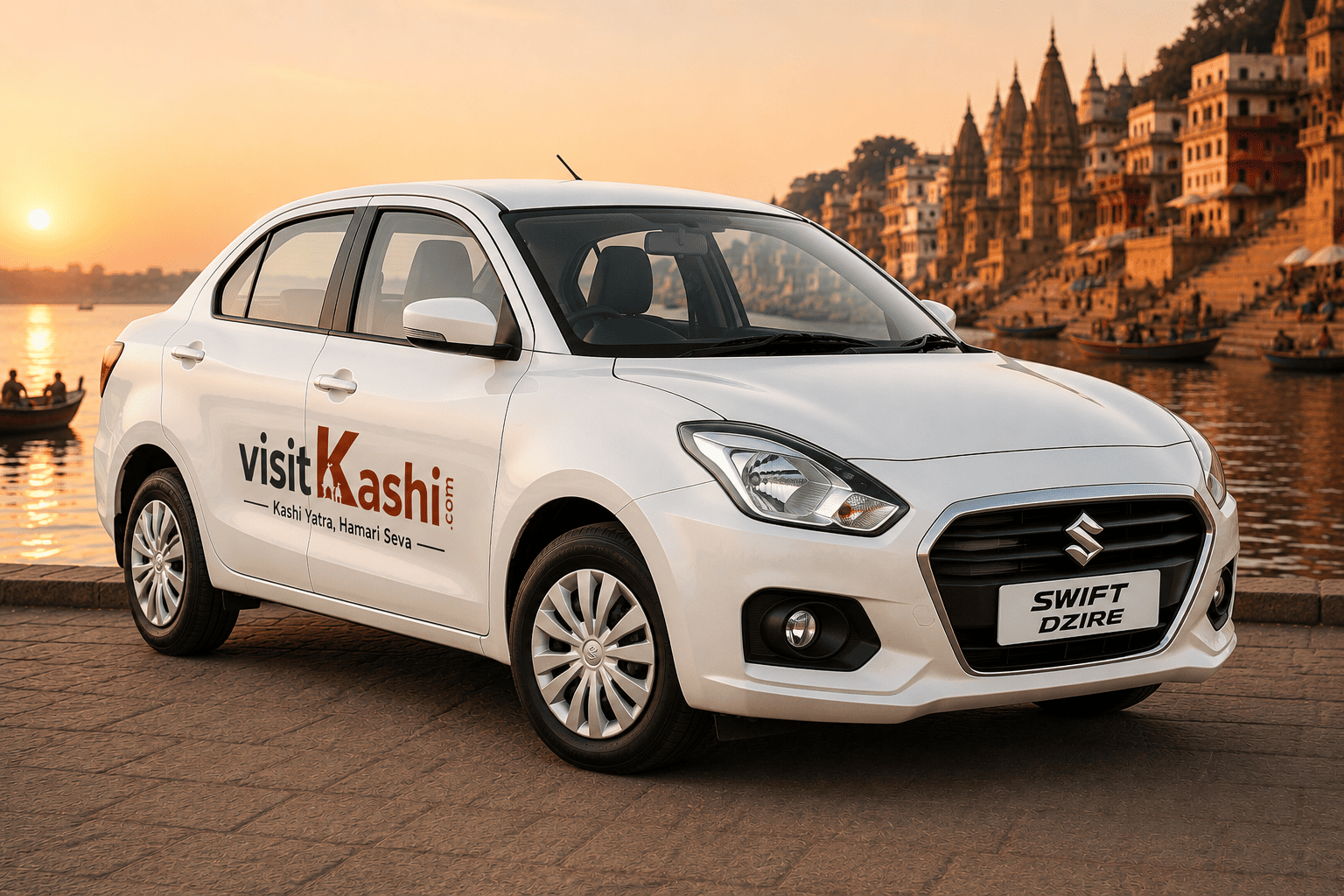 Book Swift Dzire Cab for Varanasi, Prayagraj, Bodhgaya, Ayodhya, Chhapiya, Naimisharanya, Lucknow – Photo 1
