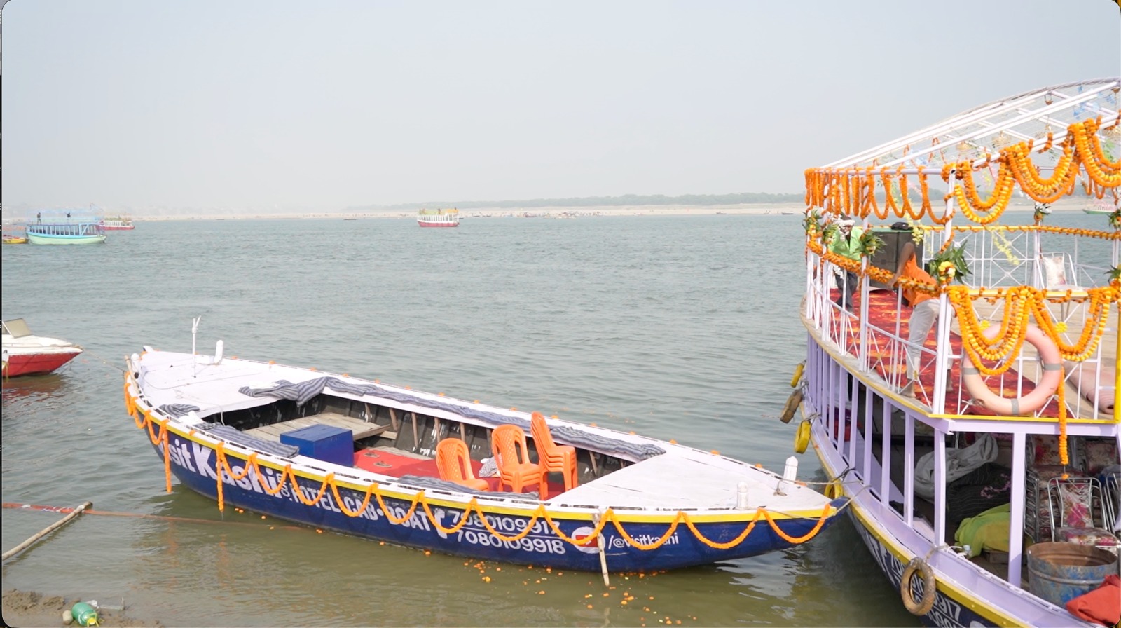 Private boat for Dev Diwali in Varanasi